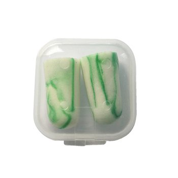 雙色泡棉耳塞-1對2入透明塑料盒_1